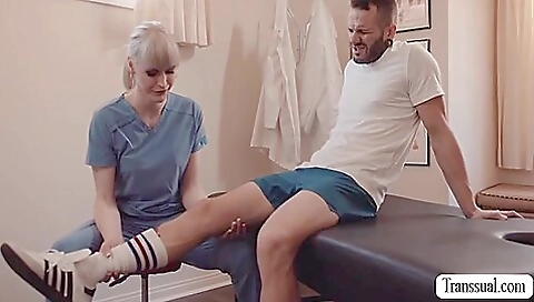 Smalltits Shemale Masseuse Licks And Fucks Her Clients Ass Smalltits Shemale Masseuse Licks And Fucks Her Clients Ass