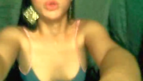Masked sexy girl masturbation with her pussy