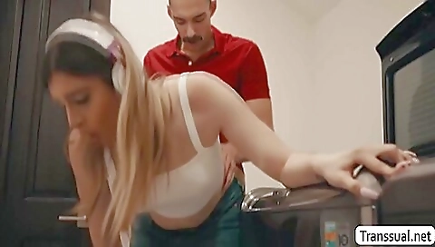 Aroused Stepfather Bareback Fucks His Ladyboy Stepdaughter Aroused Stepfather Bareback Fucks His Ladyboy Stepdaughter