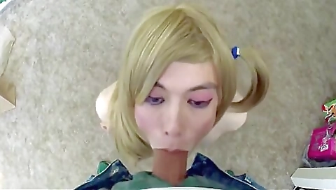 Blond Shemale Face Fucked By A Massive Cock - Pov Blond Shemale Face Fucked By A Massive Cock - Pov