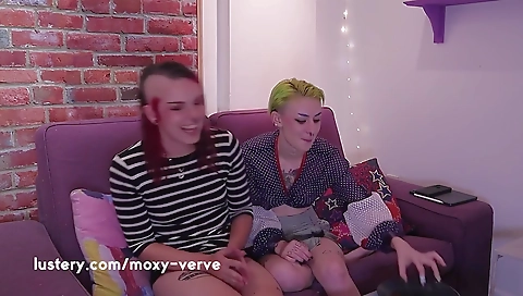 Smoking hot slutty juggsed by cock